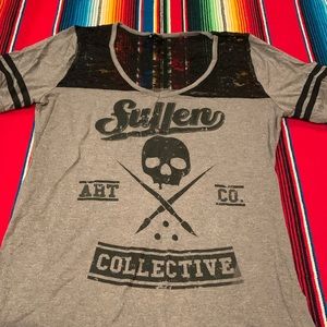 Women's Sullen regal w/lace Tee Size XL